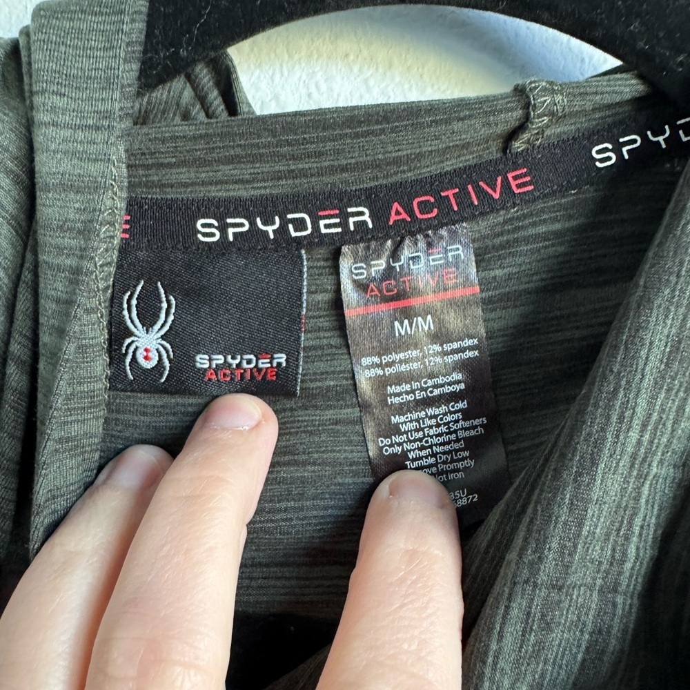 Spyder Olive Pullover Hoodie - Picture 3 of 4